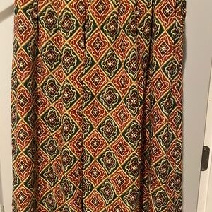 Silk boho style midi skirt resort wear or any occasion.